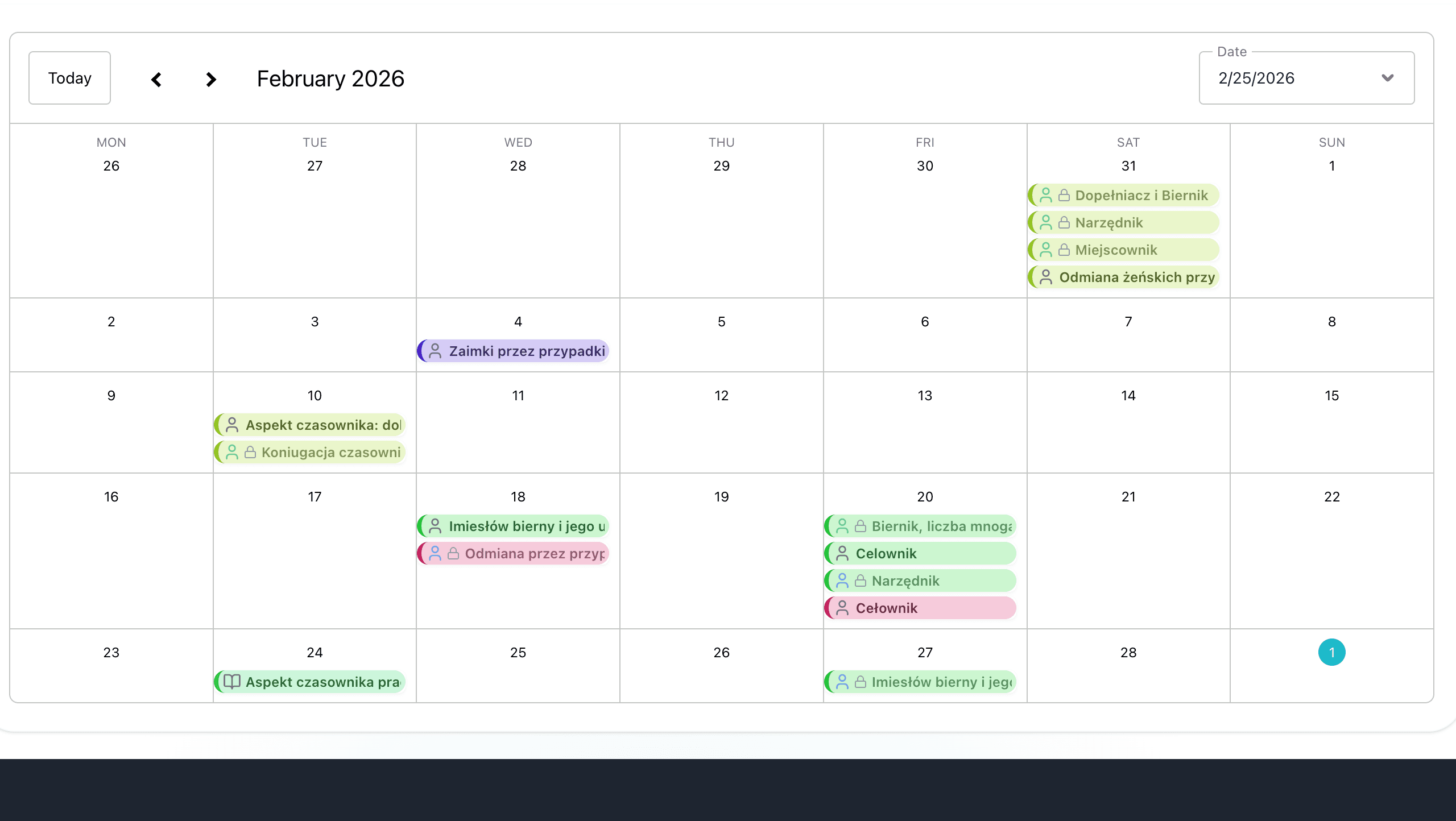 Lex Platform Lesson Builder Steps